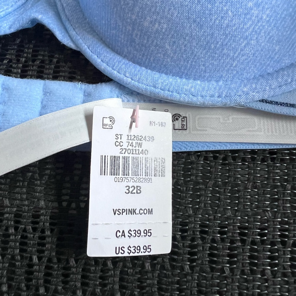 Victoria's Secret Lightly Lined Light Blue Bra - Picture 4 of 4